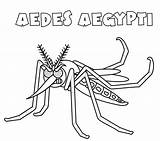 Dengue Mosquito Aedes Aegypti Educação Maternal Geografia sketch template