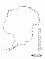 Antarctica Printcolorfun sketch template