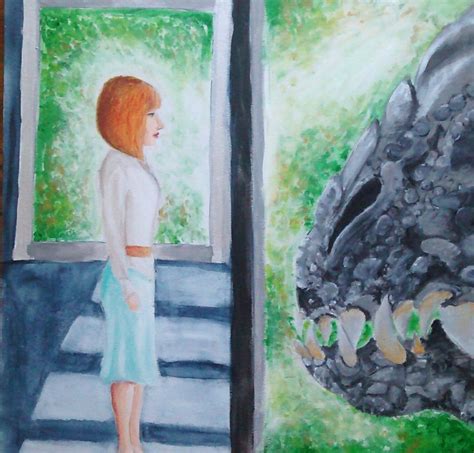Blue Rosez Jurassic World Claire Dearing And Indominus Rex Jurassic