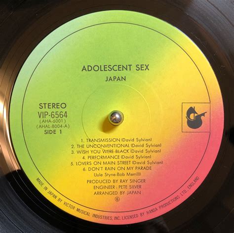 Japan ‎ Adolescent Sex 中古レコード通販・買取のアカル・レコーズ
