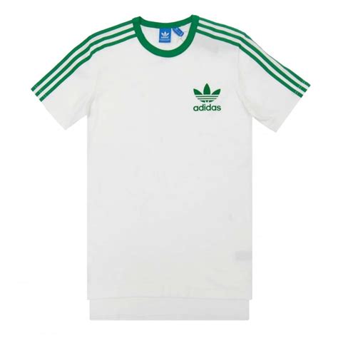 adidas originals adc fashion  shirt white green mens  shirts  attic clothing uk