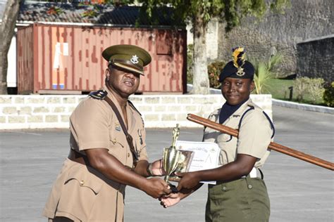 Female Cadet Cops First Place Barbados Advocate