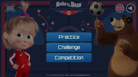 🕹️ play masha and the bear football game free online cartoon soccer
