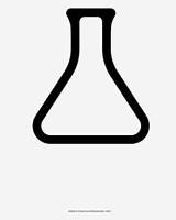 Flask Erlenmeyer Conical sketch template