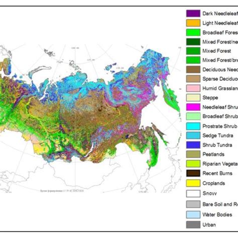 forest characteristics thematic maps   vega les