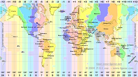 Time Zones Of The World New Calendar Template Site