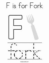 Fork Coloring Twistynoodle Pages Choose Board Print sketch template