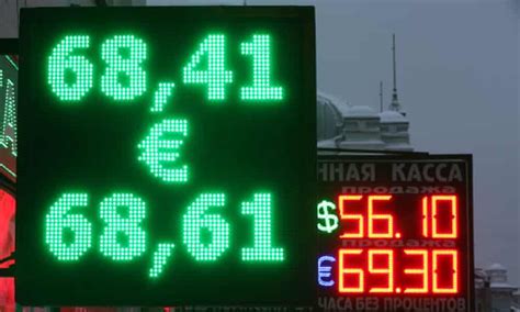 Fears For Russian Rouble As Plunging Oil Price Dents Markets Market