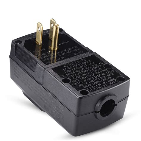 plug replacement  prong gfi waterproof circuit breaker ul listed  amp qb  ebay