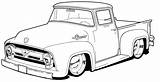 Truck Coloring Pages Classic Pickup Old Printable Color Print Adult Getcolorings Colorin sketch template