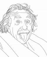 Einstein Albert Coloring Pages Getdrawings Printable Color Getcolorings sketch template