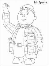 Sparks Coloring Mr Pages Printable Noddy Kids Print Getcolorings Color sketch template