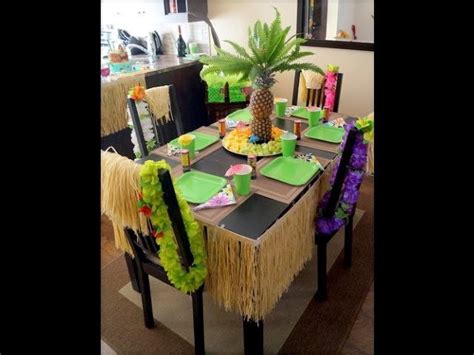 home decor hawaiian luau party ideas