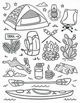 Camping Rei Stewardship Coloringonly Tulamama sketch template