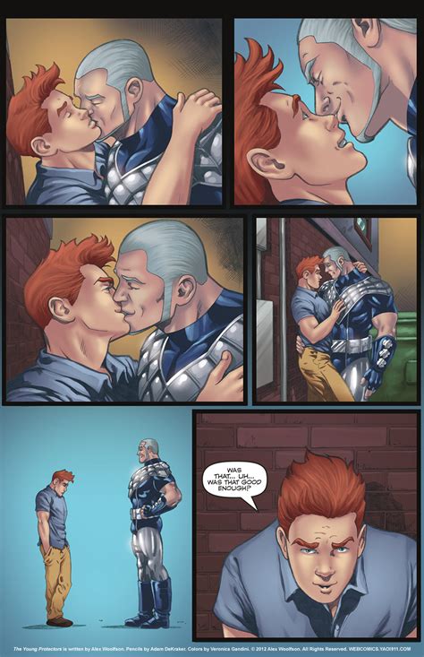 insanely hot gay superhero webcomic