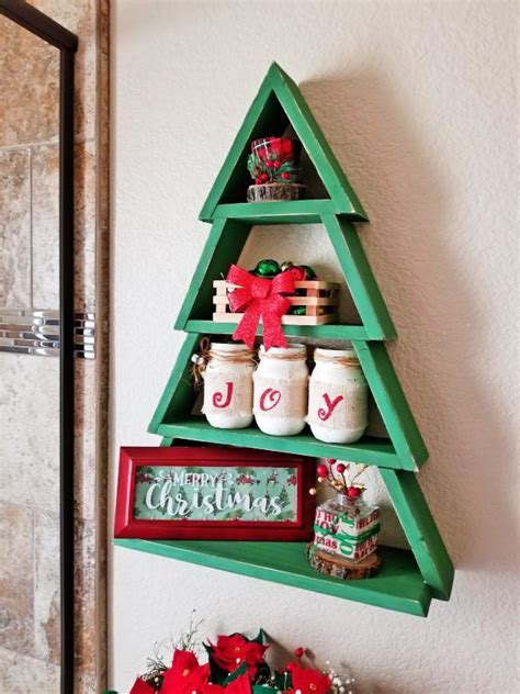 ana white wooden christmas tree shelf diy projects