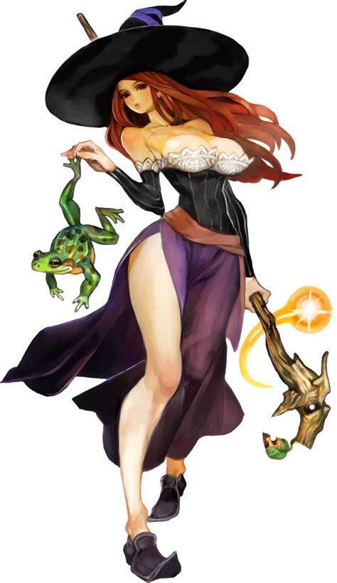 Voluptuous Dragon S Crown Sorceress In 2020 Anime Witch Dragons