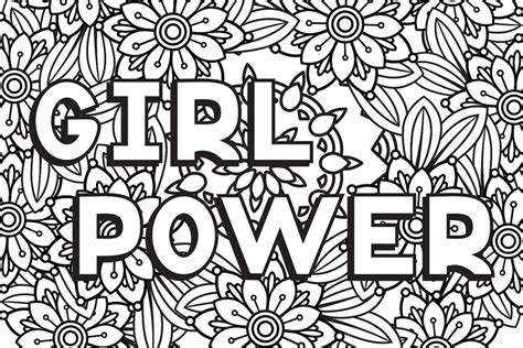strong women coloring pages  printable coloring pages  badass