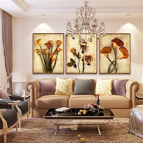 panel canvas art oil painting flower painting design home decor print