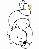 Pooh Winnie Napping sketch template