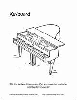 Instruments Choose Board Musical Pages Coloring Kids sketch template