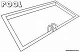 Pool Coloring Pages Print Pool1 sketch template