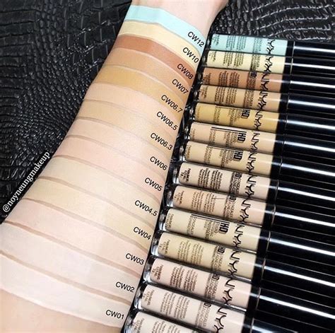 nyx hd wand concealer swatches nyx cosmetics makeup swatches nyx makeup