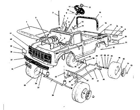front  ford  body parts diagram