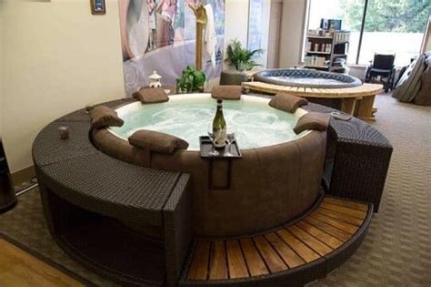 outstanding portable hot tub ideas   winter
