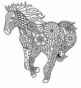 Dieren Kleurplaten Cheval Paarden Volwassenen Uitprinten Printen Downloaden Eenhoorn Bezoeken Omnilabo sketch template
