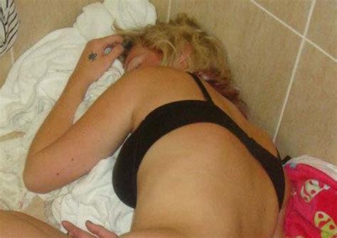 passed out drunk girl laying on the bathroom floor voyeur hub