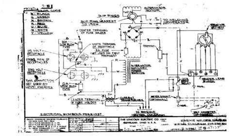 lincoln  welder wiring diagram