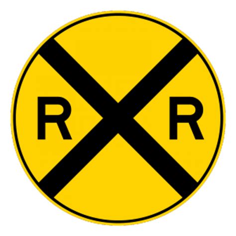 railroad advance warning sign railroad warning sign