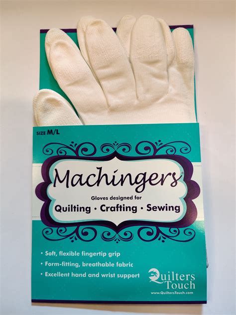 machingers handschoenen voor quilten en naaien maat ml gobelin creatief