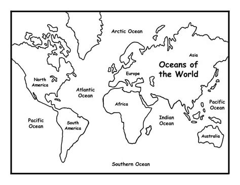 world map coloring page  kids coloring home