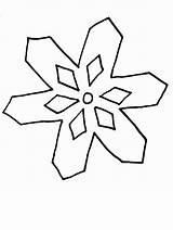 Coloring Pages Snowflake Winter Simple Template Snowflakes Printable Outline Body Snowflake2 Human Ears Colour Patterns Trace Mickey Cliparts Weather Mouse sketch template
