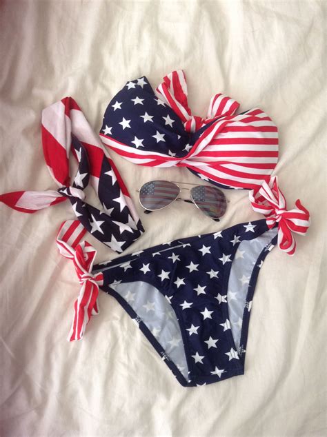 american flag bikini can t wait for the river 4th of july bikinis