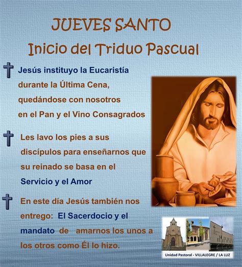 Jueves Santo Primer Día Del Triduo Pascual