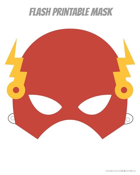 printable hero masks flash thor ironman spiderman capt america