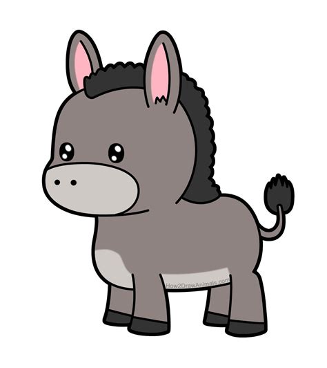 donkey illustration cartoonanimals cartoon gifs cute cartoon