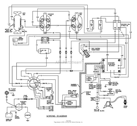 wiring diagram  generac gpe portable generator