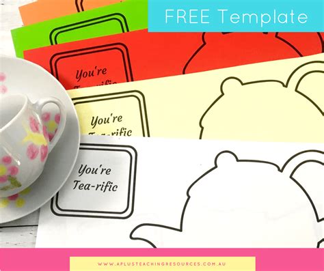 mothers day teapot card  template   teaching resources