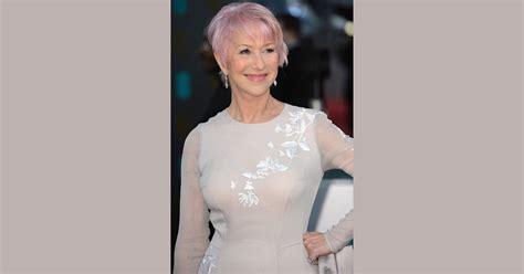 Helen Mirren Dyes Her Hair Pink