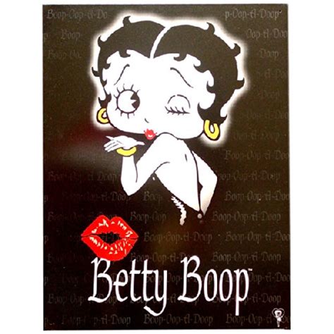 Betty Boop Blowing Kiss Retro Vintage Tin Sign Gtin Ean Upc