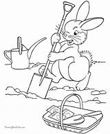 Easter Pages Bunny Coloring Color Raisingourkids Kids Printing sketch template