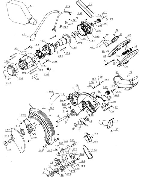 dewalt dw parts diagram