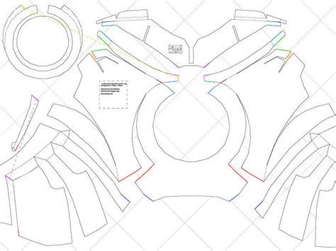 iron man mark  chest plate  template ready  print etsy