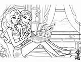 Coloring Pages Barbie Print Chatting Merliah Color Rocks Hellokids Printable Mermaid Online sketch template