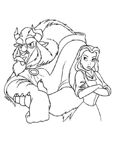 disney beauty   beast coloring pages  education