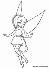 Coloring Pages Choose Board Tinkerbell sketch template